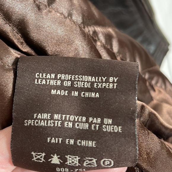 Marc New York Dark Brown Genuine Leather Jacket Mens XL - Picture 12 of 16